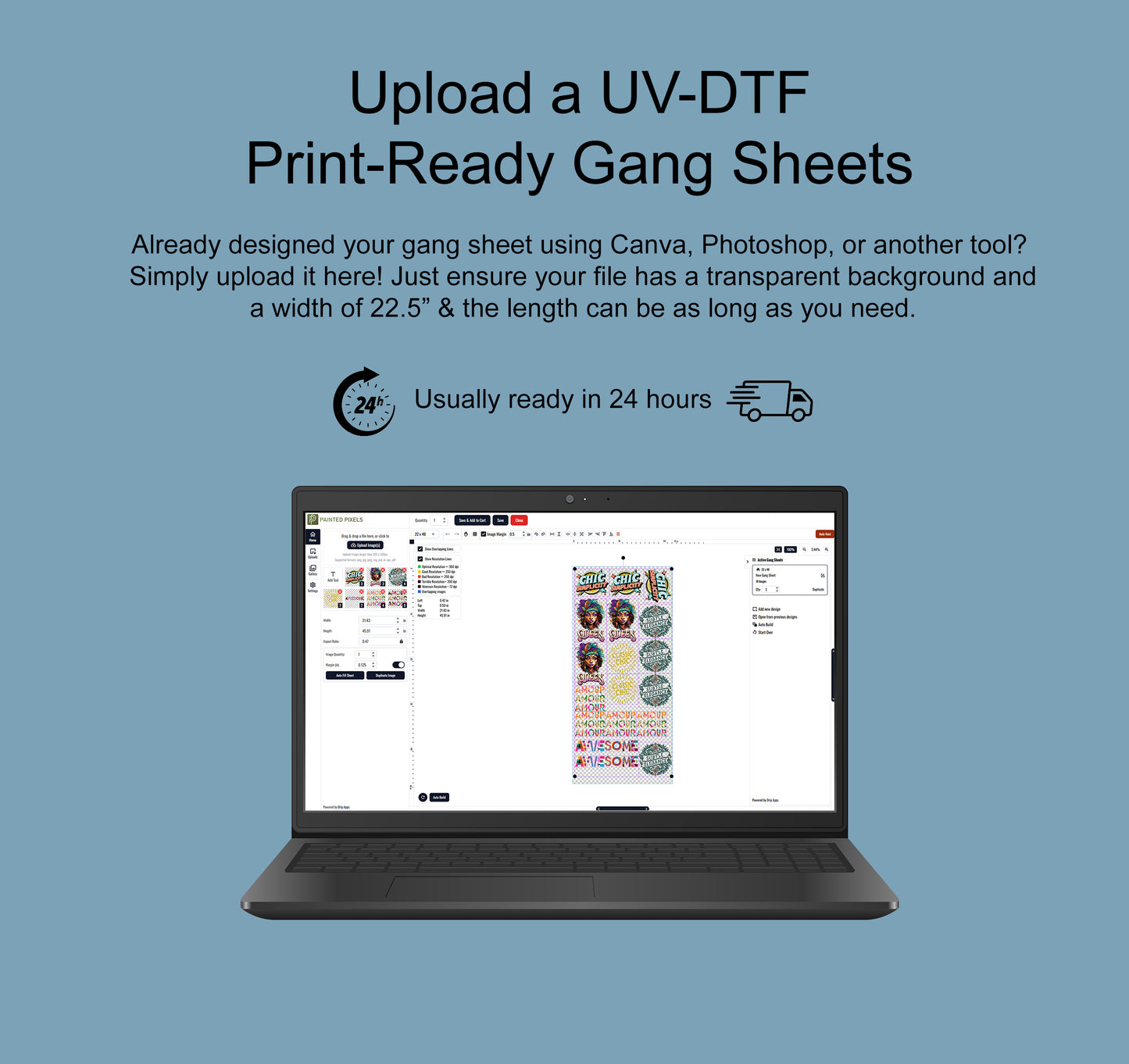 UPLOAD UV-DTF GANG SHEET